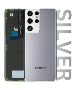 Samsung SM-G998 Galaxy S21 Ultra Rear Cover With Camera Lens Phantom Silver