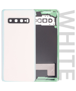 Samsung SM-G973 Galaxy S10 Rear Glass With Camera Lens Prism White