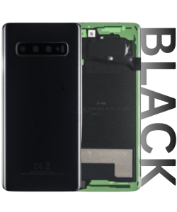 Samsung SM-G973 Galaxy S10 Rear Glass With Camera Lens Prism Black