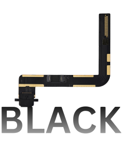 iPad 7 / 8 / 9 (2019 / 2020 / 2021) Charging Port Flex Black