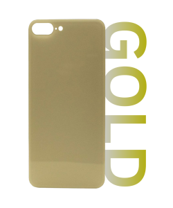 iPhone 8 Plus Rear Glass (Big Hole) - Gold