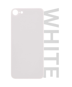 iPhone 8 Rear Glass (Big Hole) - White