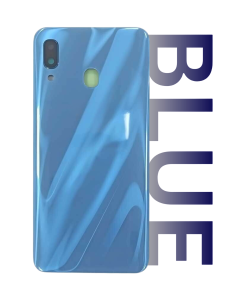 Samsung SM-A305 Galaxy A30 Rear Glass With Camera Lens Blue