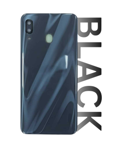 Samsung SM-A305 Galaxy A30 Rear Glass With Camera Lens Black