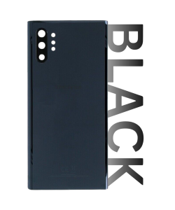 Samsung SM-N975 Galaxy Note 10 Plus Rear Glass With Camera Lens Aura Black