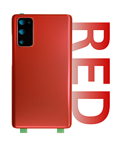 Samsung SM-G780 / G781 Galaxy S20 FE Rear Glass With Camera Lens Cloud Red