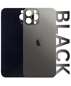 iPhone 12 Pro Max  Premium Aftermarket Rear Glass Black