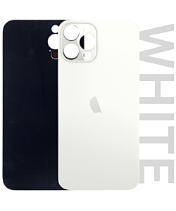 iPhone 12 Pro Max  Premium Aftermarket Rear Glass White