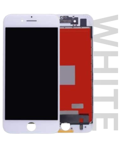 iPhone 7 Aftermarket LCD Screen With Backplate - White