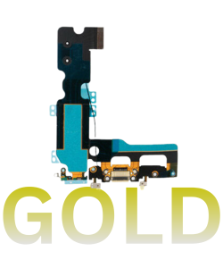 iPhone 7 Charging Port Flex - Gold Pull