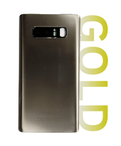Samsung SM-N950 Galaxy Note 8 Rear Glass With Camera Lens Gold