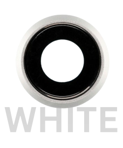 iPhone 7 / 8 Rear Camera lens With Bezel White