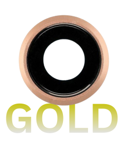 iPhone 7 / 8 Rear Camera Lens With Bezel Gold