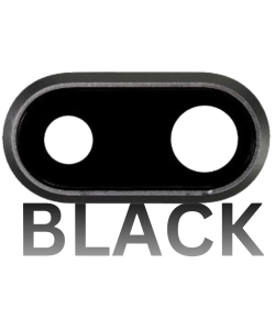 iPhone 7 Plus / 8 Plus Rear Camera Lens With Bezel Black