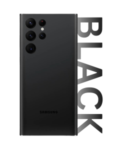 Samsung SM-S908 Galaxy S22 Ultra Rear Cover With Camera Lens Phantom Black