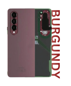 Samsung SM-F936 Galaxy Z Fold 4 Rear Cover With Camera Lens Burgandy