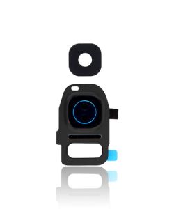 Samsung SM-G935 Galaxy S7 Edge Rear Camera Lens with Cover Bezel Ring Black