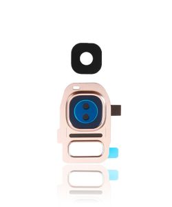 Samsung SM-G935 Galaxy S7 Edge Rear Camera Lens with Cover Bezel Ring Gold