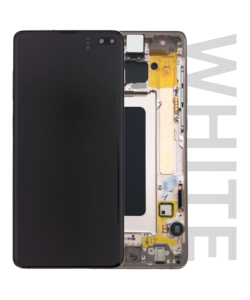 Samsung SM-G975 Galaxy S10 Plus Service Pack LCD Display Replacement Ceramic White