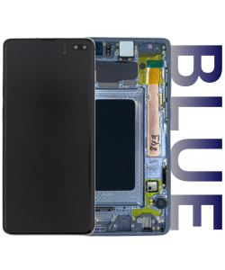 Samsung SM-G975 Galaxy S10 Plus Service Pack LCD Display Replacement Prism Blue