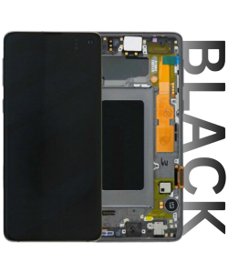Samsung SM-G973 Galaxy S10 Service Pack LCD Display Replacement Prism Black