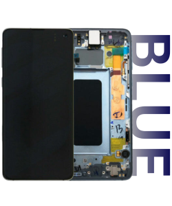 Samsung SM-G973 Galaxy S10 Service Pack LCD Display Replacement Prism Blue