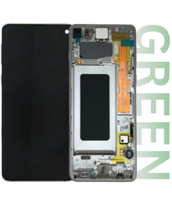 Samsung SM-G973 Galaxy S10 Service Pack LCD Display Replacement Prism Green