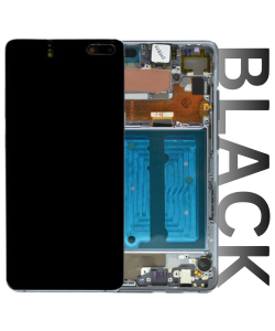 Samsung SM-G977 Galaxy S10 5G Service Pack LCD Display Replacement Majestic Black