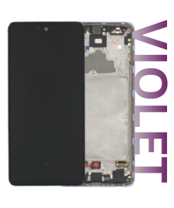 Samsung SM-A725 Galaxy A72 Service Pack LCD Display Replacement Violet