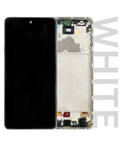 Samsung SM-A725 Galaxy A72 Service Pack LCD Display Replacement White