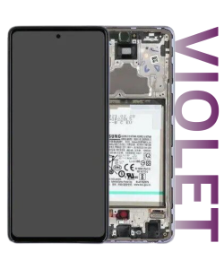 Samsung SM-A725 Galaxy A72 Service Pack LCD Display With Battery Violet