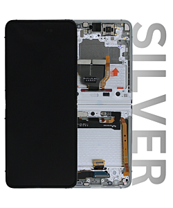 Samsung SM-F711 Galaxy Z Flip 3 5G Service Pack LCD Display Bespoke Silver