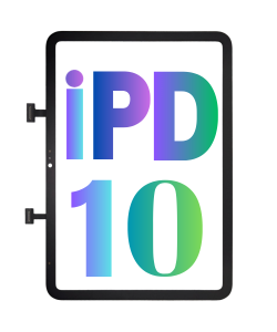 INTEC iPad 10 (2022) Digitizer Touch Panel Black Premium