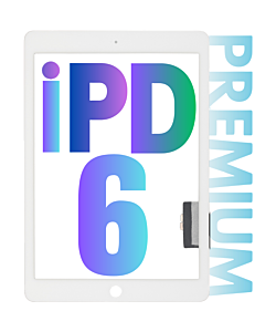 INTEC iPad 6 (2018) Digitizer Touch Panel White Premium