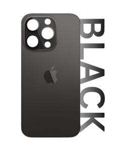 iPhone 14 Pro Max Rear Glass Standard Aftermarket Black