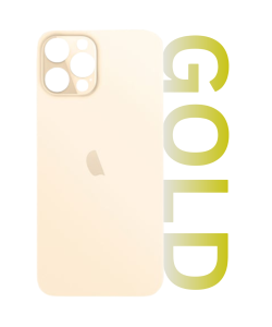 iPhone 12 Pro Max Rear Glass Standard Aftermarket - Gold