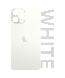 iPhone 12 Pro Max Rear Glass Standard Aftermarket - White