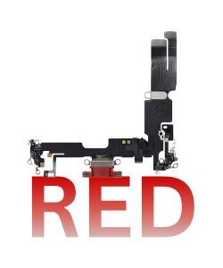iPhone 14 Plus Charging Port Flex Premium Red