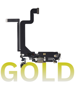 iPhone 14 Pro Max Charging Port Flex Premium Gold