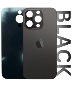 iPhone 14 Pro Max Premium Aftermarket Rear Glass Black