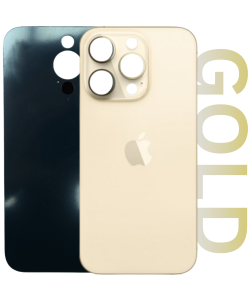 iPhone 14 Pro Max Premium Aftermarket Rear Glass Gold
