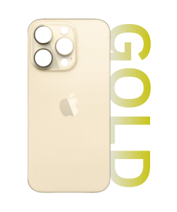 iPhone 14 Pro Max Rear Glass Standard Aftermarket Gold