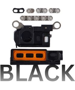 iPhone 15 Pro Max Loudspeaker / Microphone Mesh Set Black (10 Pack)