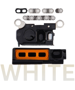 iPhone 15 Pro Max Loudspeaker / Microphone Mesh Set White (10 Pack)