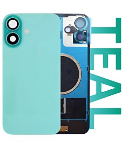 iPhone 16 Plus Premium Aftermarket Rear Glass Teal