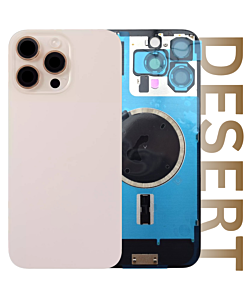 iPhone 16 Pro Max Premium Aftermarket Rear Glass Desert Titanium