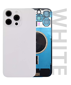 iPhone 16 Pro Max Premium Aftermarket Rear Glass White Titanium