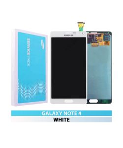 Galaxy Note 4 (N910G) LCD and Digitizer Touch Screen Assembly - White