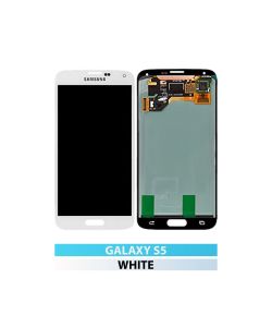 Galaxy S5 (G900I) LCD and Digitizer Touch Screen Assembly - White