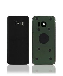 Samsung SM-G935 Galaxy S7 Edge Rear Glass With Camera Lens Black